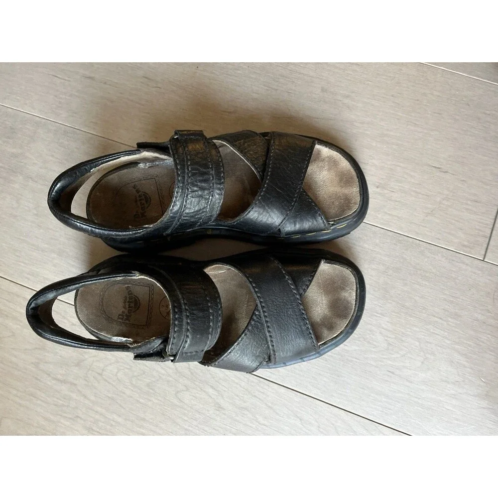 Vtg Dr. Martens Sandals 9076 Mens 8 Women 10 Fisherman Chunky Uk 7 Leather